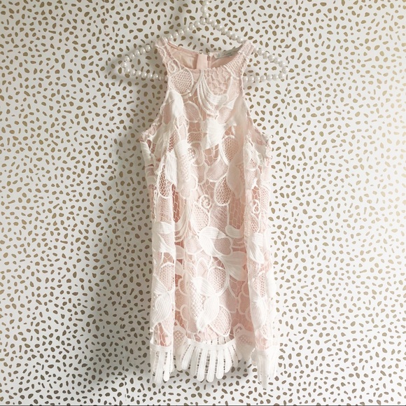 New Lovers + Friends White Lace Caspian Mini Dress - Picture 3 of 7
